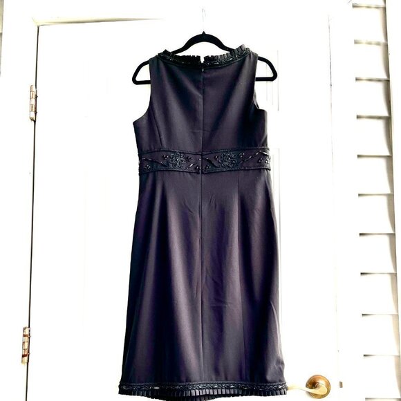 Jones New York Black Dress Size 10 Elegant Fully Lined - Picture 7 of 16